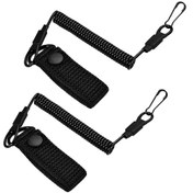 Resim 2'li Paket Taktik Elastik Kordonlar, Taktik Aksesuarlar, Açık Hava Ekipman Aksesuarları, Yürüyüş, Dağcılık, Kampçılık, Balıkçılık İçin Uygundur Siyah 