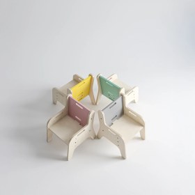 Resim Luvy Kids Furniture Yuli Çocuk Sandalyesi Montessori 
