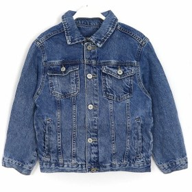 Resim Dobakids Cep Detaylı Gömlek Yaka Erkek Çocuk Denim Mont Lacivert 1993 Lacivert 