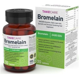 Resim Takecare Bromelain Takviye Edici Gıda 30 Tablet 