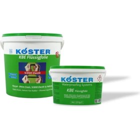 Resim Köster Koster 5 kg Kbe Flüssigfolie Kauçuk - Bitüm Esaslı, Uv Dayanımlı Su Yalıtımı Ürünü 