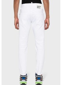 Resim Dsquared2 Erkek Kot Pantolon S71lb1352 Stn833 100 Beyaz 