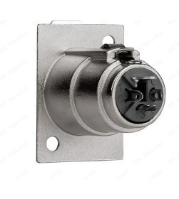 Resim BK Teknoloji Panel Montajlı 3 Pin Xlr Dişi Şase Konnektör 