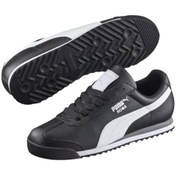 Resim Puma Roma Basic 353572-11 Erkek Spor Ayakkabı Siyah-beyaz 