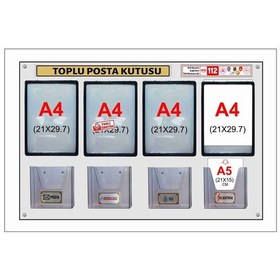 Resim D-35 MABEN TOPLU POSTA KUTUSU 