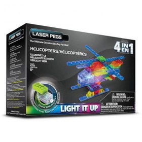 Resim Rastplay Oyuncak Laser Pegs LED Işıklı Helikopter 4 in 1 