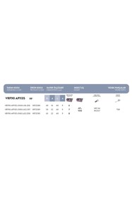 Resim Fett VRF90 - AP1135 - D063 - D22 - Z08 Vorgen Freze Takımı 