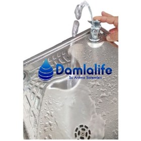 Resim Damlalife Fışkırtmalı Musluk Basmalı Su Çeşme 