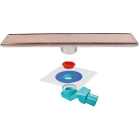 Resim Sukar Line 6 Bronz Plain 50CM Izgaralı Duş Kanalı 1156-1035000-51 