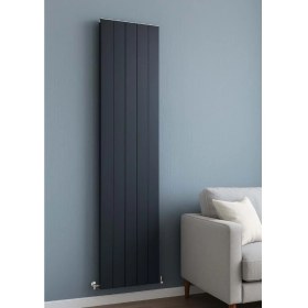 Resim İconi Neva Dikey Duble Alüminyum Dizayn Radyatör Krom Kapak - 1800 X 305 