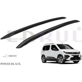 Resim Erkul Peugeot Expert Long 2017 Üzeri Power Flush Tavan Çıtası Siyah 