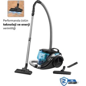Resim Tefal Effitech Motor Teknoloji Hepa Filtreli Güçlü Emiş Başlık Torbasız Elektrikli Süpürge ,mükemmel Enerji Verimliliği Için Gelişmiş Teknoloji 