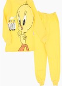 Resim DİNAMİK Tweety Pijama Takımı Çocuk Alt Üst 2li 