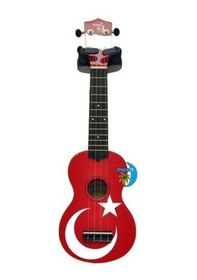 Resim Moon Uk80Btf Türk Bayrağı Desenli Ukulele 