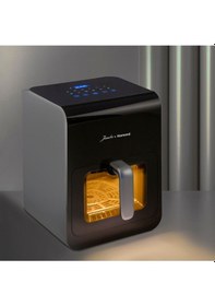 Resim Jumbo x Homend Airfryday 2507H 12 Farklı Program Dokunmatik Ekran Buhar Fonksiyonlu 6L Airfryer 
