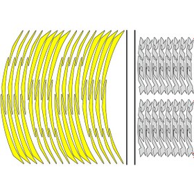 Resim Yamaha Ybr Florasan Sarı Jant Şeridi 