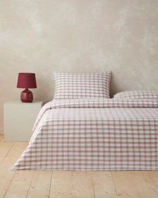Resim English Home Crispcheck İpliği Boyalı Nevresim Takımı Turuncu 