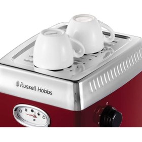 Resim Russell Hobbs 28250-56 Retro Red Espresso Makinesi 