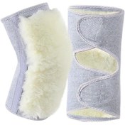 Resim Ergonomik Destekleyici Kaşmir Diz Pedleri, Spor İçin Kaplı Polar Düzlemli 