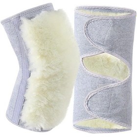 Resim Ergonomik Destekleyici Kaşmir Diz Pedleri, Spor İçin Kaplı Polar Düzlemli 