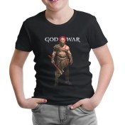 Resim Lord T-Shirt LordT-Shirt God Of War - The Power Siyah Çocuk Tshirt 
