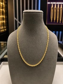 Resim Rome Oro 285mm Halat Altın Zincir 55 cm 14 Ayar 
