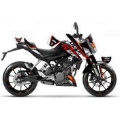 Resim Ktm Duke 200 Raceline Design Sticker Set (2011-16) 548763334 