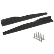 Resim Wezone Evrensel Araç Yan Etekleri Ve Kanatlar Seti - Abs Malzeme, Karbon Fiber Renk Seçeneği İle Agresif Görünüm 