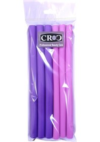 Resim Croc 1242 Sosis Bigudi 6lı Karma Boy:22cm Mor - Pembe 