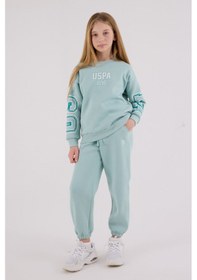 Resim U.S. Polo Assn. U.s. Polo Assn Kız Çocuk Yeşil Eşofman Takımı 5274-48848 Yeşil 