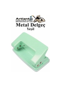 Resim Delgeç Metal Pastel Renkli 10 Sayfa 1 Adet Enerji Tasaruflu Delegeç Perfaratör Kağıt Delgeci 1 Paket Yeşil 