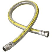 Resim Genel Markalar Doğalgaz Ocak Fırın Flexi Ocak Hortumu 125cm 1/2 - 1/2 