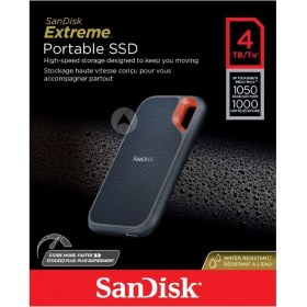 Resim Sandisk 4TB Extreme SDSSDE61-4T00-G25 1050MB-S Taşınabilir SSD Disk 