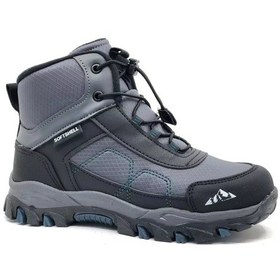 Resim Cool Alfa Siyah-petrol Kauçuk Taban Kaymaz Erkek Çocuk Outdoor Bot 001 