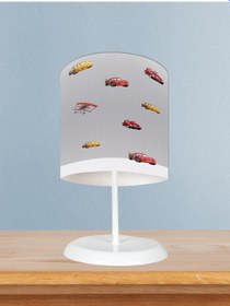 Resim Mekta Home Bebek Ve Çocuk Odası Çarpım Tablolu Ve Yol Desenli Eğitici Abajur 