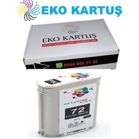 Resim Eko Kartuş HP T1120SD Mat Siyah(72) Uyumlu Kartuş 