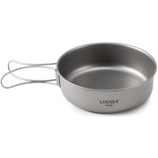 Resim Springsun Kamp Ve Yürüyüşler İçin Dayanıklı Titanyum Kase - Yanmaz Ve Düşmez Tasarım Gri 