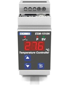 Resim Emko ESM-1510-N.5.11 PT100 Girişli Ray Tipi Pano Termostatı 220 V 