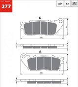 Resim GOLD AD 277 FREN BALATA SİNTER METAL 