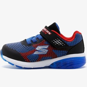 Resim Skechers S Lights Sneaker Lastik İpli Bantlı Işıklı Mavi Erkek Çocuk Ayakkabı Mavi 