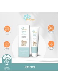 Resim Petgrow hairball Kedi Malt Macun Tüy Yumağı 100 G 