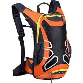 Resim Huwaijianfeng Su Geçirmez 15l Bisiklet Sırt Çantası Açık Kamp Çantaları Turuncu 