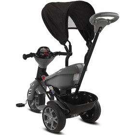 Resim Babyhope 121 Bobo Üçteker Bisiklet Grı Siyah 