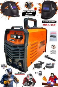 Resim STANVOLT 250 Amper İnverter Dijital Ekran Fan Soğutma Kademeli Çanta Kaynak Makinesi Bakır Sargı Maske HEDİYE 