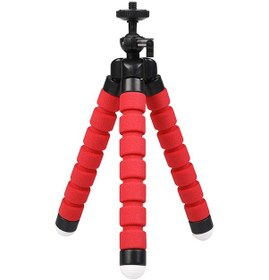 Resim Gajeena Kırmızı Plastik Deniz Ayısı Tripod - Telefon/kamera İçin 1/4 Vida - Telefon Tutucusu Yok 