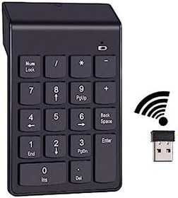 Resim Kablosuz Numpad Kablosuz Sayısal Tuş Takımı Numeric Klavye 