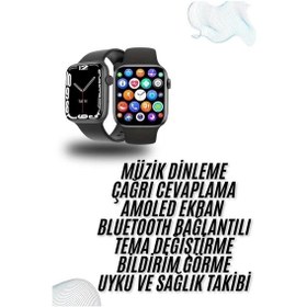 Resim Plastik Kordonlu Kalp Atışı Uyku Takibi Ve Çağrı Cevaplayabilen Akıllı Saat 