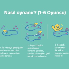 Resim Stones Manyetik Taş Oyunu – 24 Parça Manyetik Satranç Seti 