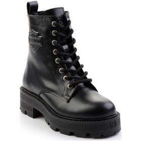 Resim Black Hakiki Deri Kadın Bot & Bootie Hd0777005703 001 