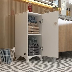 Resim Kenzlife kilitli dolap rana29 byz 68 * 29 * 29 banyo dolabı hazır mutfak ofis kiler kitaplık evrak ayaklı 